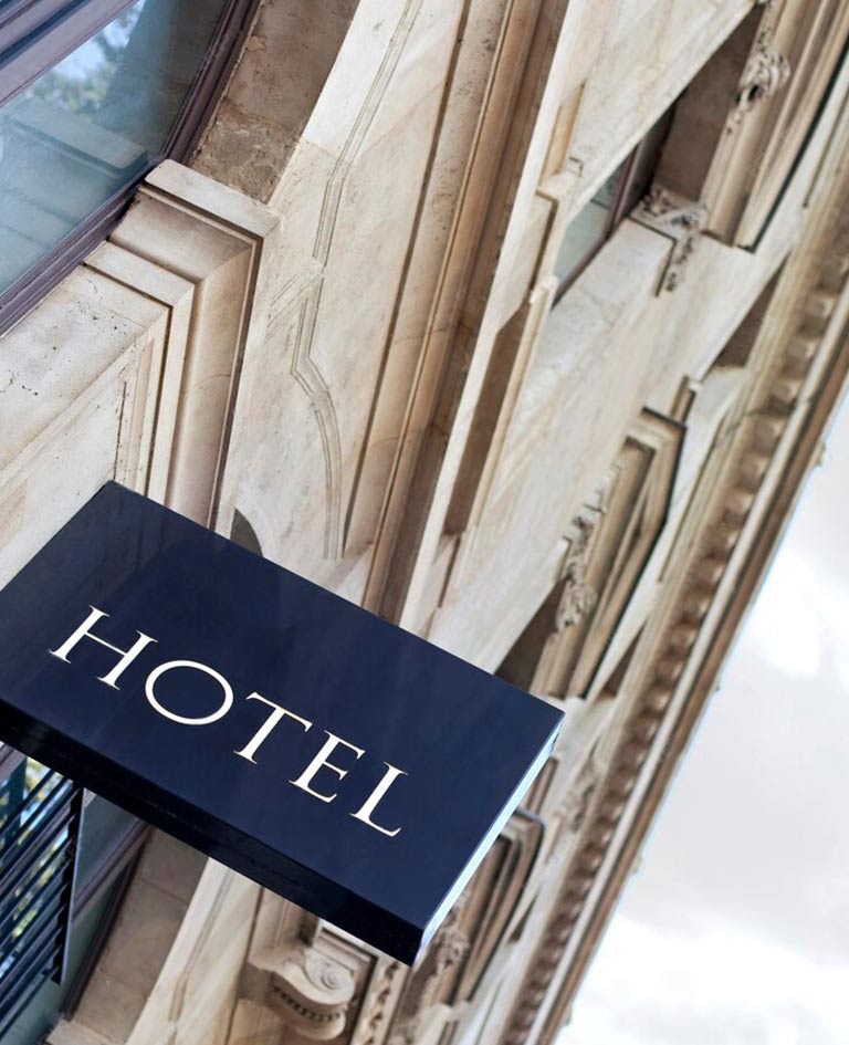 baner reklamowy hotelu