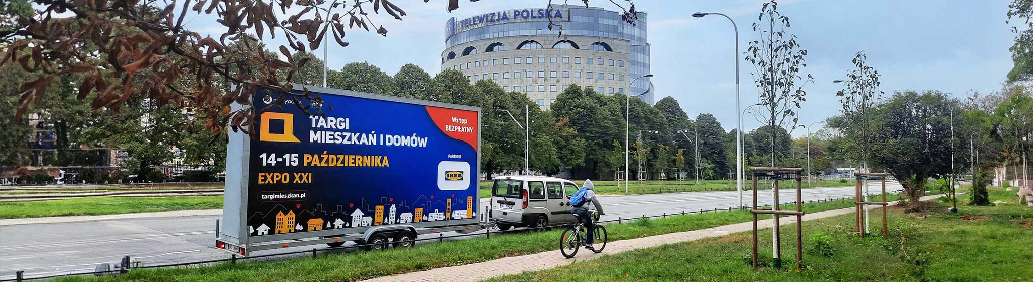 reklama mobilna - przyczepa