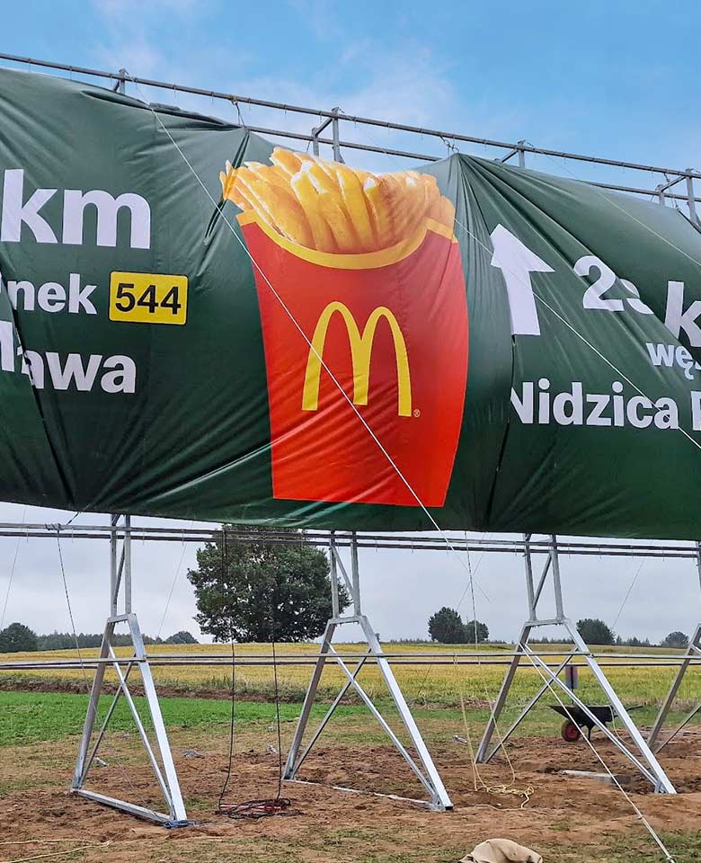 konstrukcja reklamowa